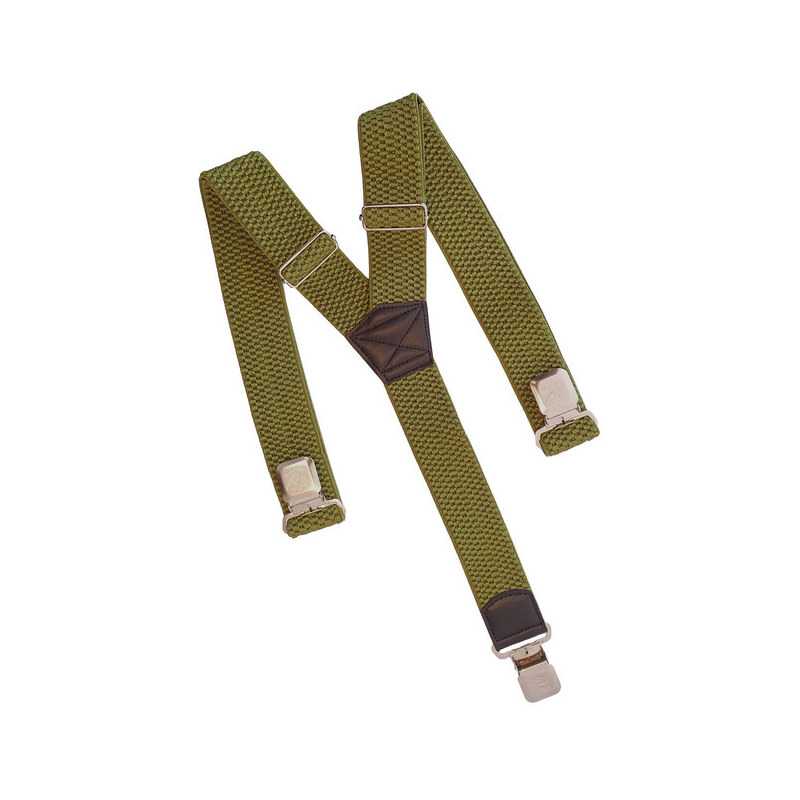 O&T Natur traky na nohavice clip, svetlo zelené