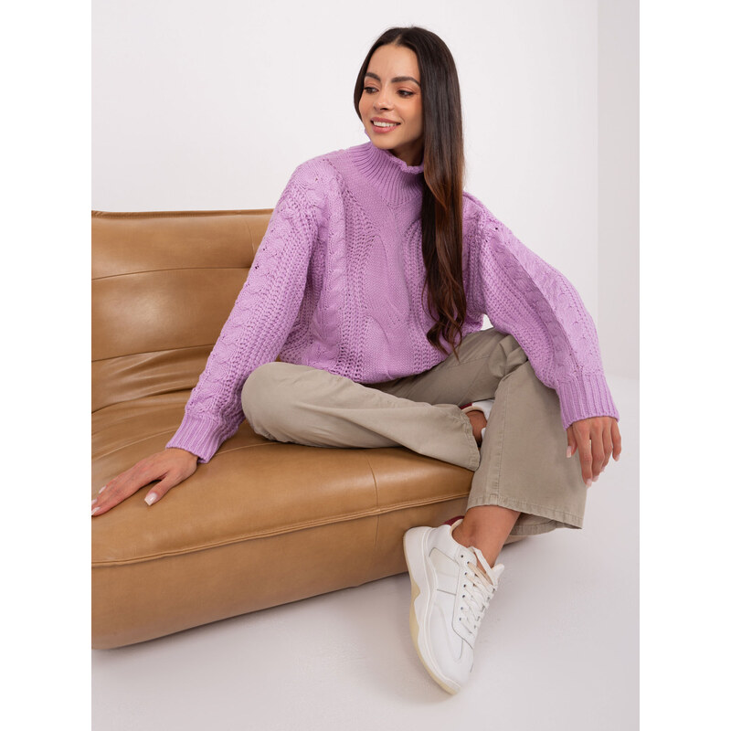 Wool Fashion Italia Sweater-AT-SW-2350.91P-Light Purple 64686465