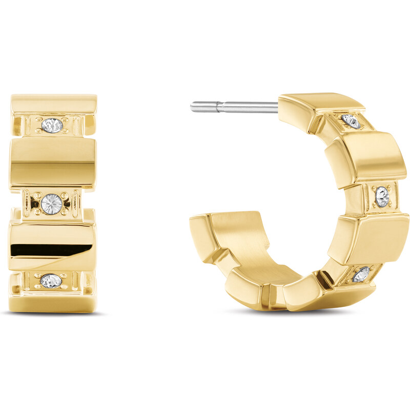 Tommy Hilfiger Nádherné pozlátené kruhy s kryštálmi 2780778 66595328