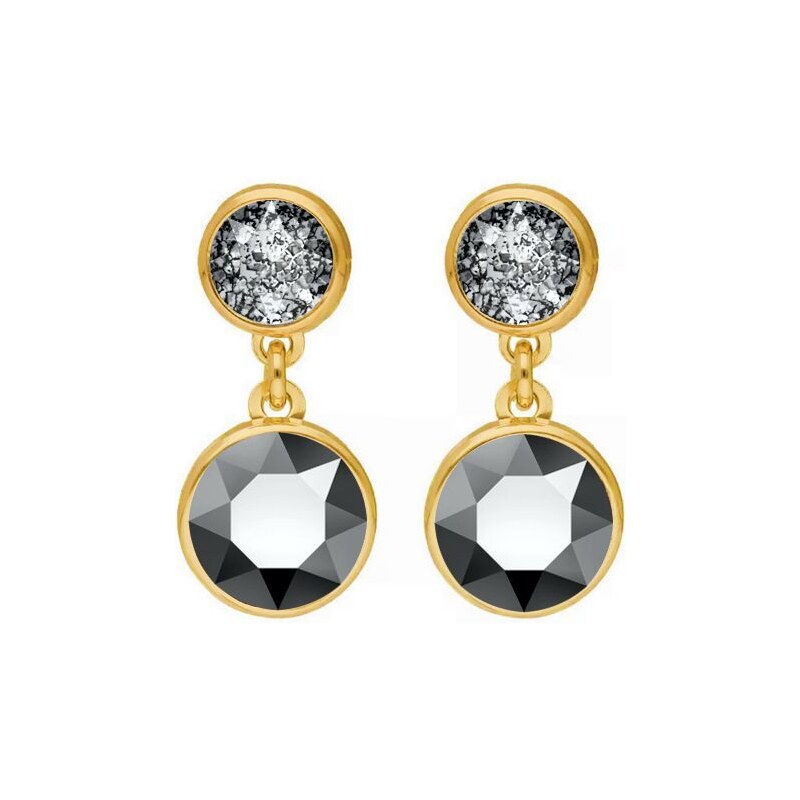 SWAROVSKI Elements Swarovski e. náušnice Hot Color, čierna patina, 45846647