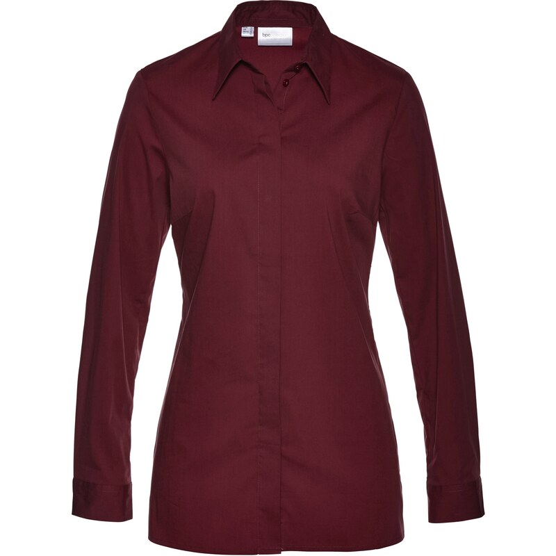 bonprix Dlhá strečová blúzka, farba červená 45853331