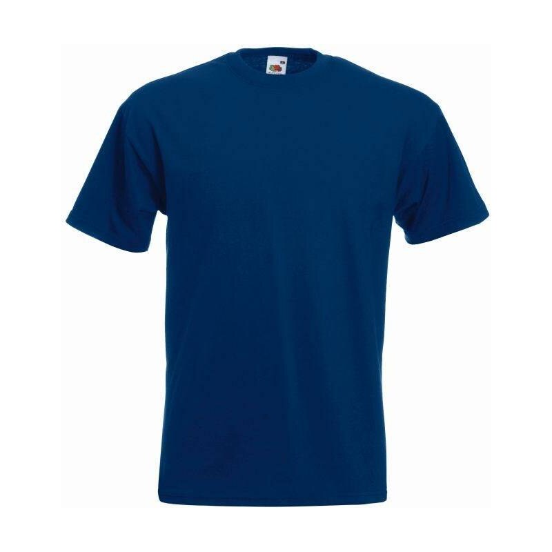 Fruit of the Loom Mens Super Premium T-shirt 610440 100% Cotton 190g 53200540