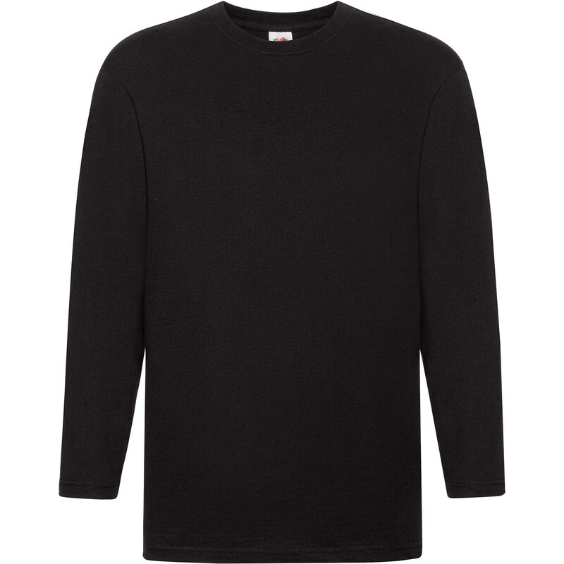 Super Premium Fruit of the Loom Mens Black T-shirt 50576704