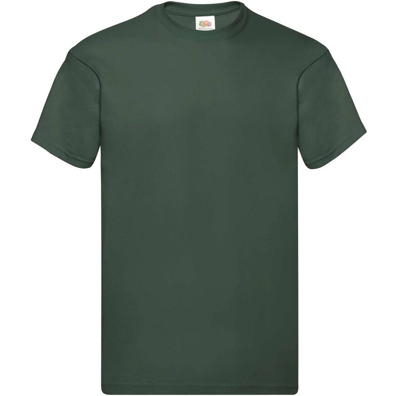 Zelené tričko pre mužov Original Fruit of the Loom 50576429