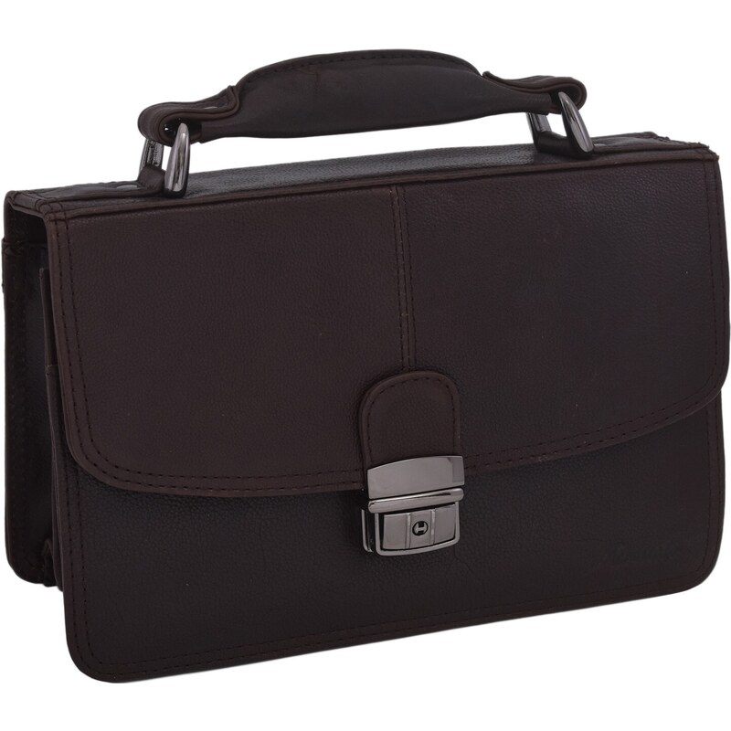 Mercucio Kožená etue taška hnedá 3611572 64507418