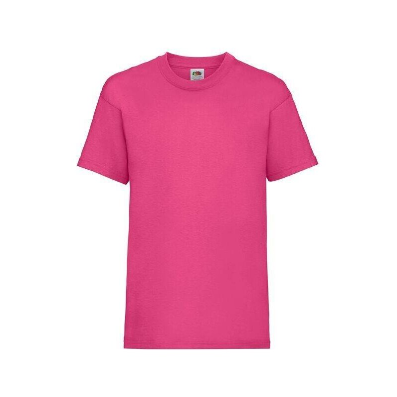 E-shop Rżóowy t-shirt childrens cotton Fruit of the Loom