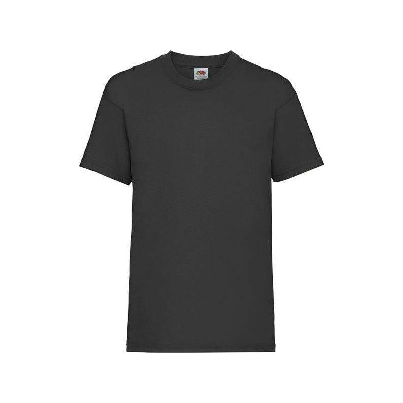 E-shop Black Fruit of the Loom Cotton T-shirt