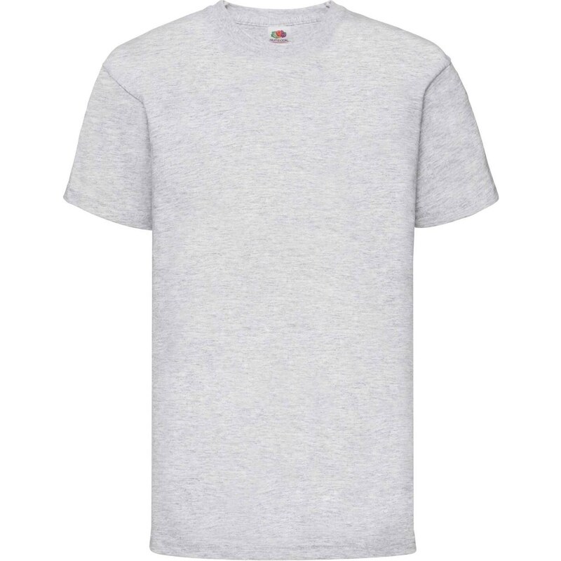E-shop Fruit of the Loom Grey Cotton T-shirt