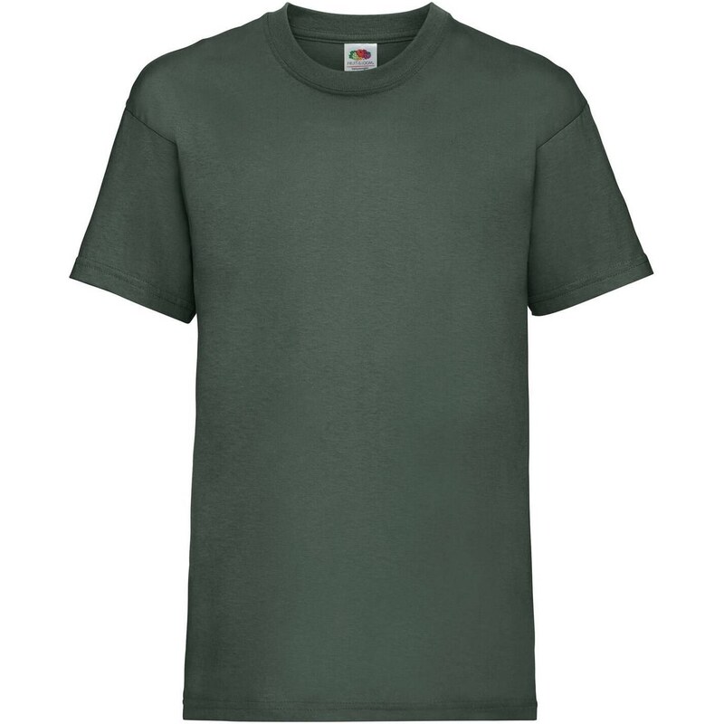 Green Fruit of the Loom Kids Cotton T-shirt 50509158
