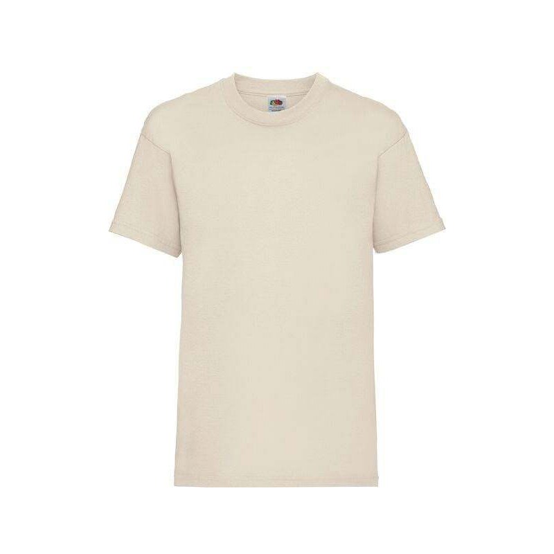 Beige Baby Cotton T-shirt Fruit of the Loom 50507428