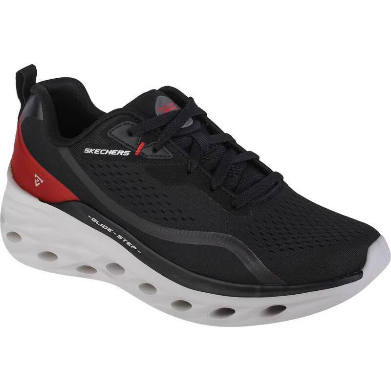 Čierne pánske tenisky Skechers Glide Step Swift - Midio 232636-BKRD 43350336