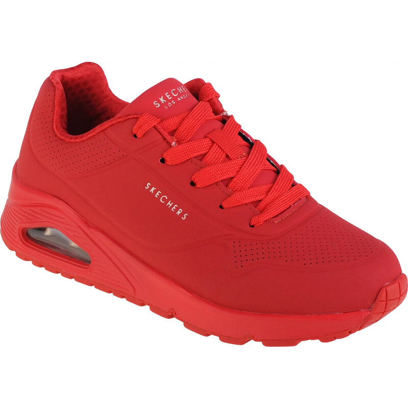 Červené štýlové tenisky Skechers Uno Stand On Air 310024L-RED 45893442