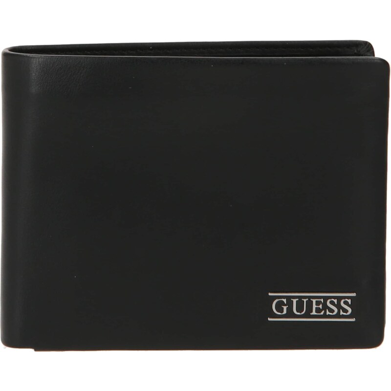 GUESS Peňaženka New Boston čierna / strieborná 45879853