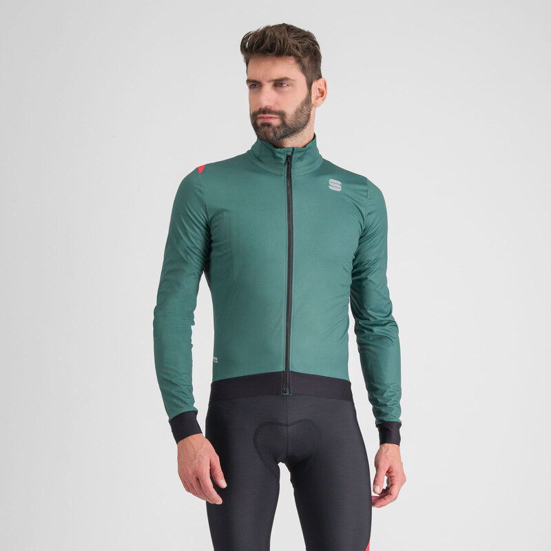 Sportful FIANDRE PRO MEDIUM cyklistická bunda, zelená 58444120