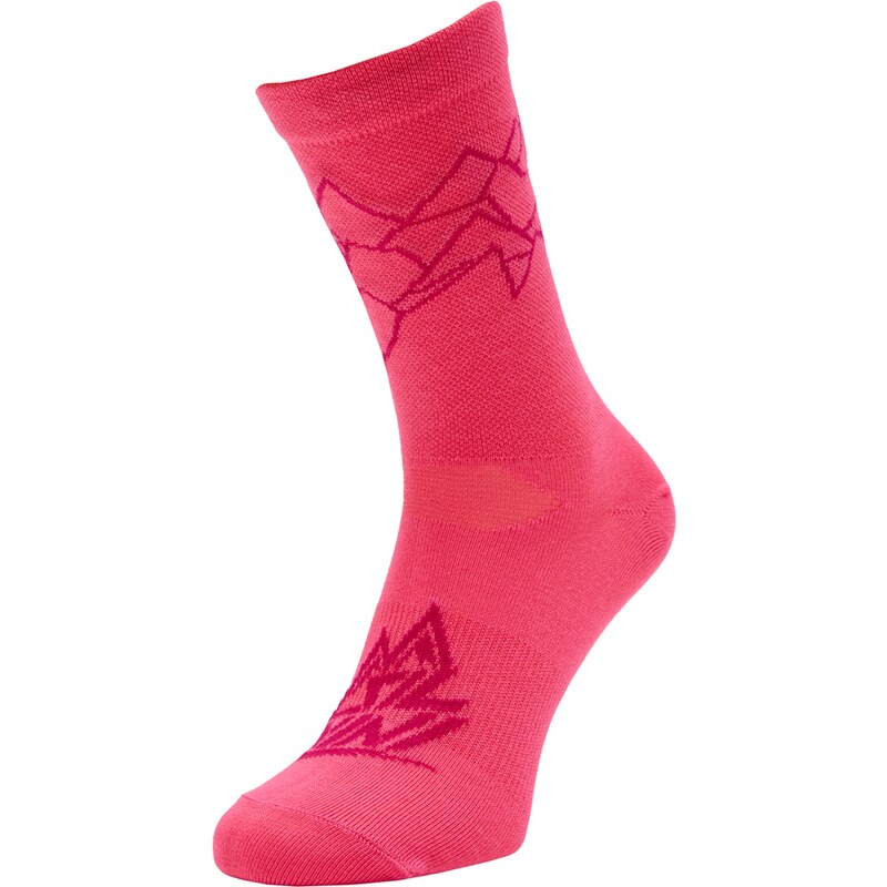 Unisex enduro ponožky Silvini Nereto ružová