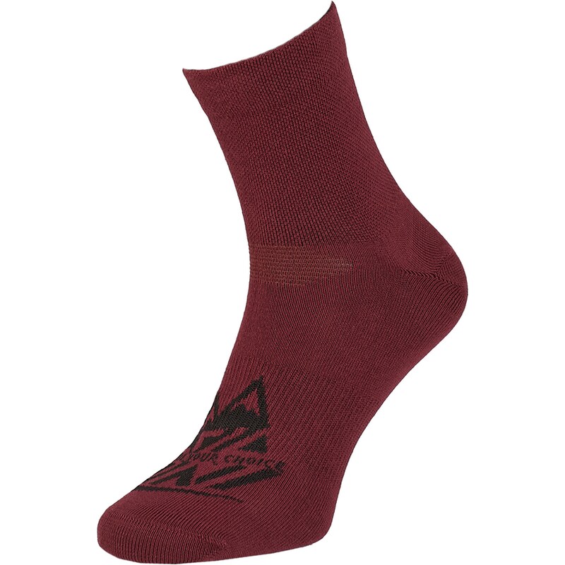 Unisex enduro ponožky Silvini Orino vínová 45892760