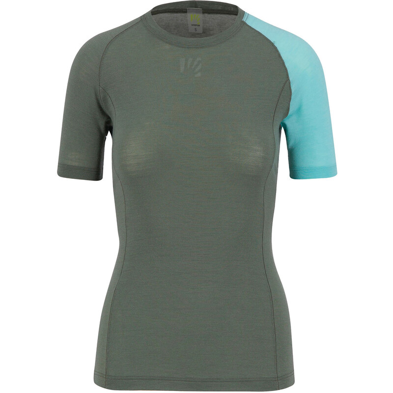 Karpos DINAMICO MERINO 130 dámske tričko Thyme/Aqua Ski 58442888