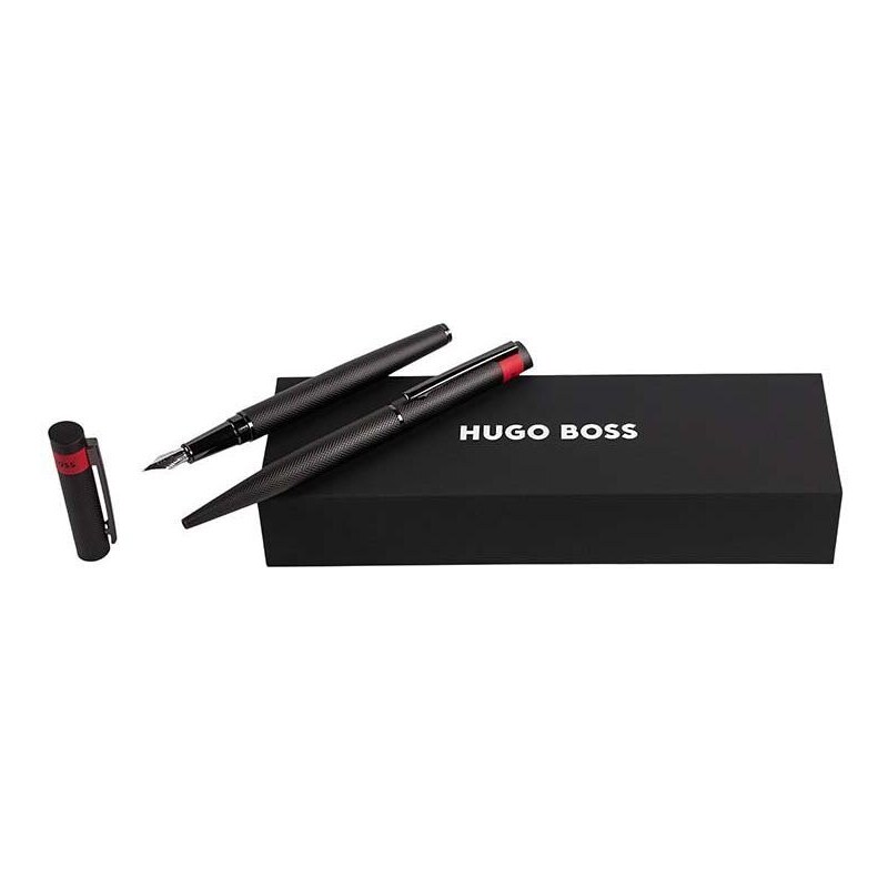 Sada plniaceho a obyčajného pera Hugo Boss Set Loop Diamond