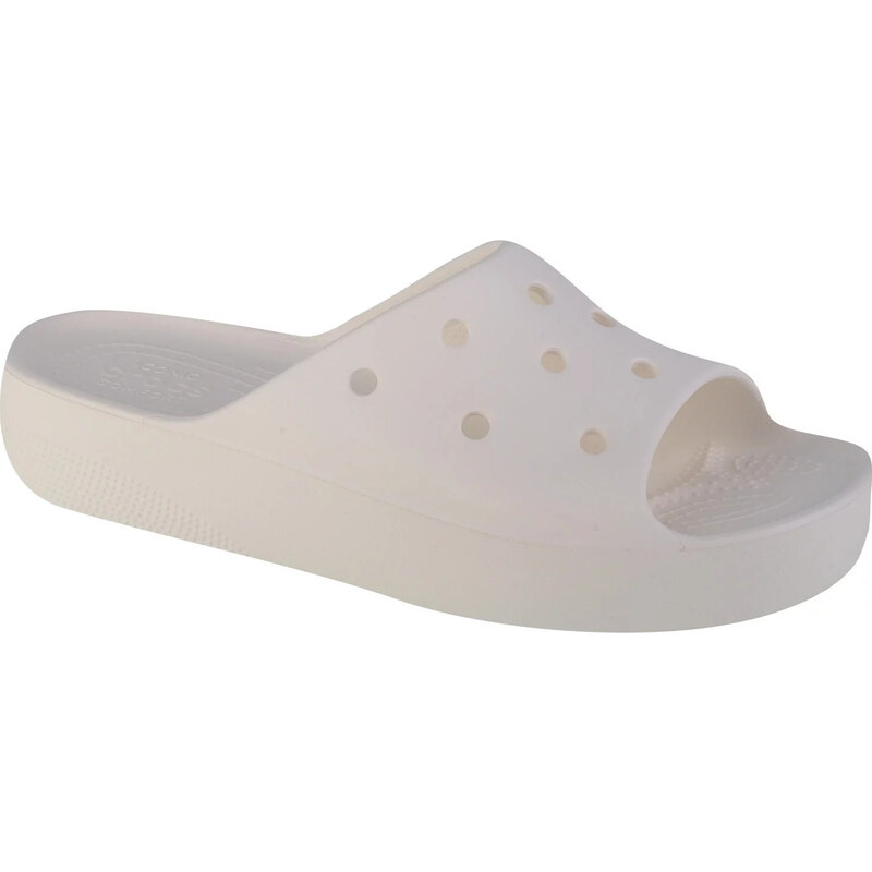 Smotanové nazuváky Crocs Classic Platform Slide 208180-100 41345419