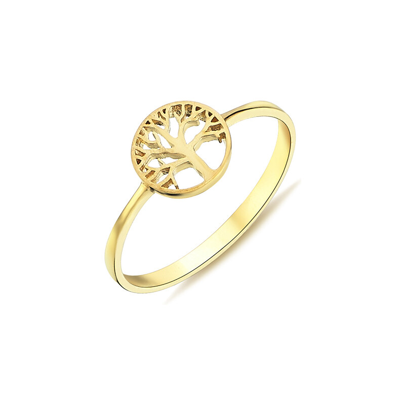 Lillian Vassago Zlatý prsteň so stromom života LLV98-GR032Y 46724168