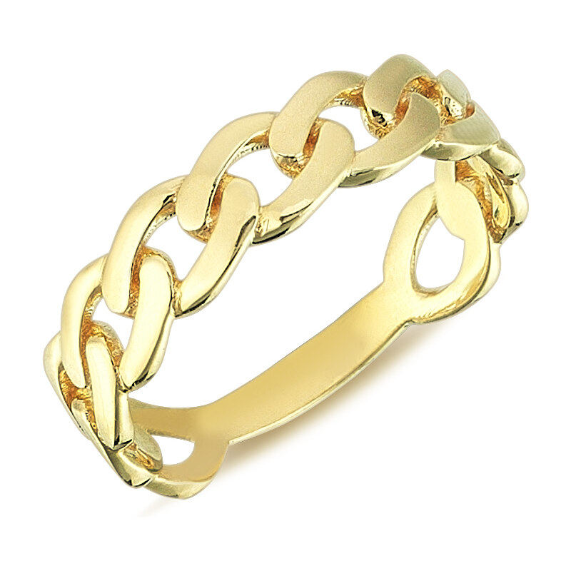 Lillian Vassago Zlatý prsteň s prepletanými očkami LLV98-GR038Y 46724172