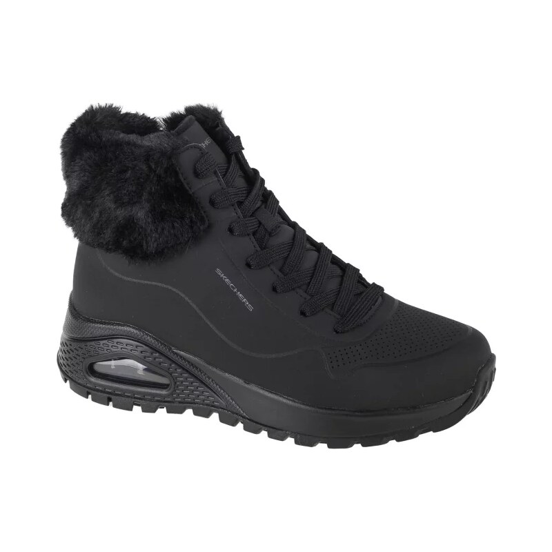 Čierne dámske členkové tenisky Skechers Uno Rugged - Fall Air 167274 61532127