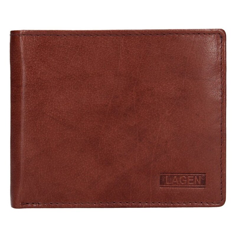 Lagen W-8154 hnedá pánska kožená peňaženka 45895354