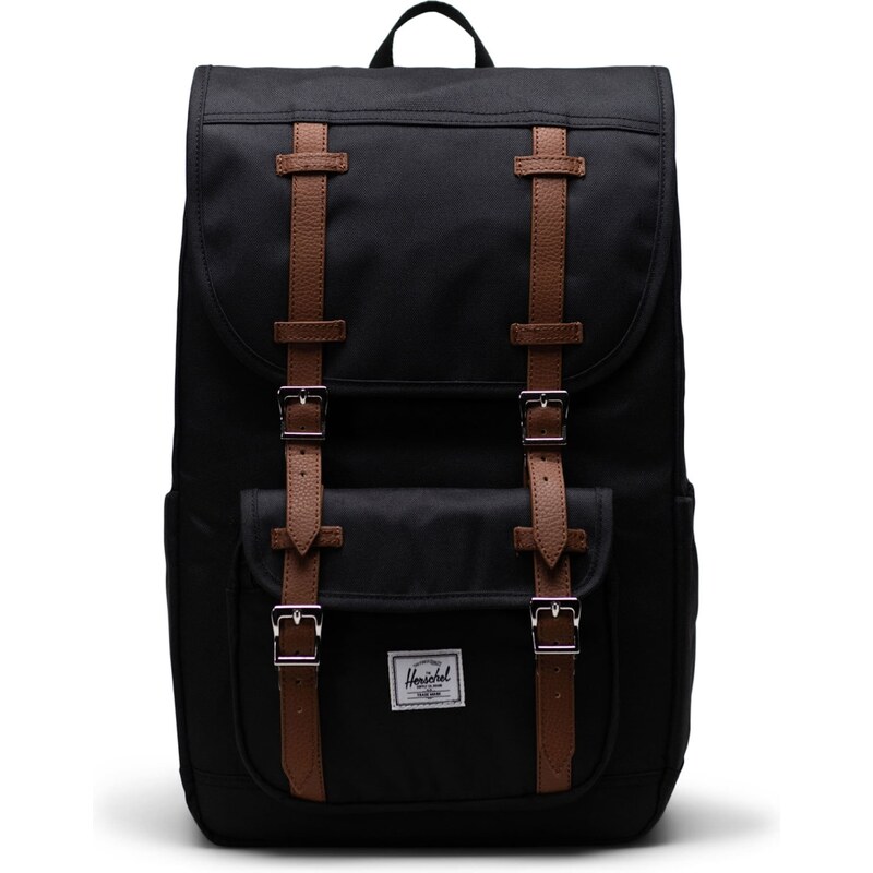 Herschel Batoh Little America Mid hnedá / čierna / biela 46939818