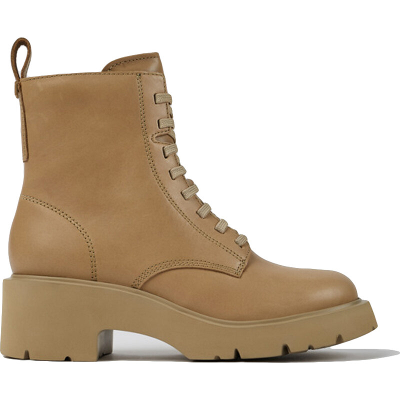 Camper Milah Lace-Up Beige Boots 65398421