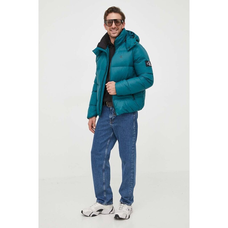 Páperová bunda Calvin Klein Jeans pánska, zimná