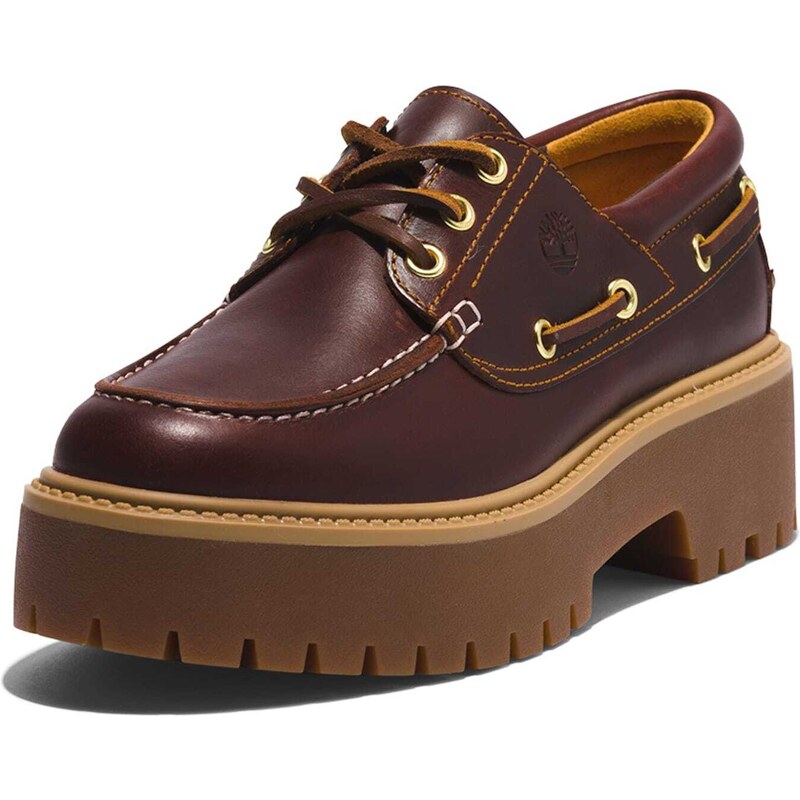 TIMBERLAND Šnurovacie topánky Stone Street 3 Eye hnedá / karamelová / 46898780