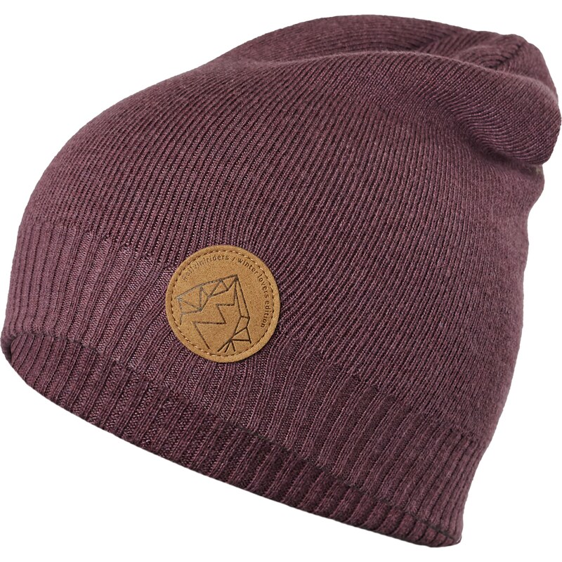 Unisex pletená čiapka Silvini Verde fialová 45911512