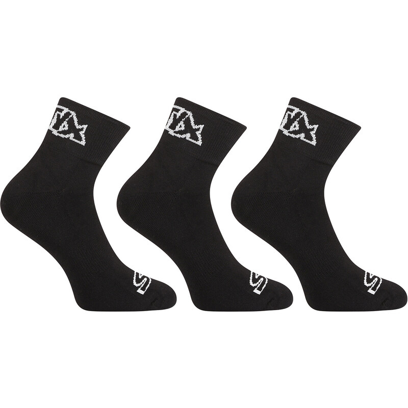 3PACK ponožky Styx členkové čierne (3HK960) 45913782