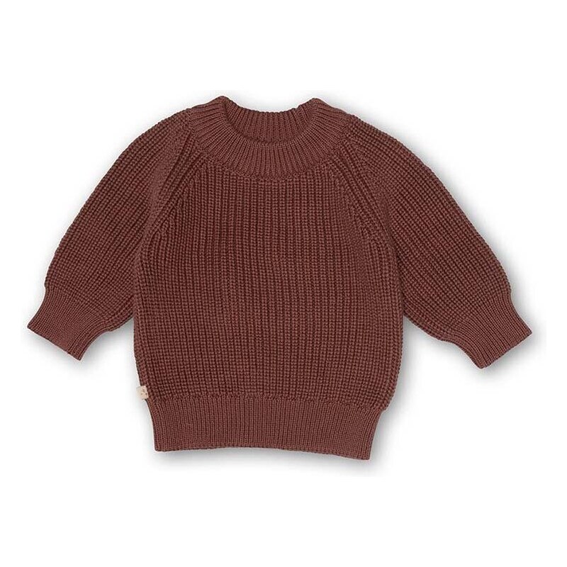 Sveter pre bábätká That's mine Flo Sweater 27995 hnedá farba, teplý, FLO