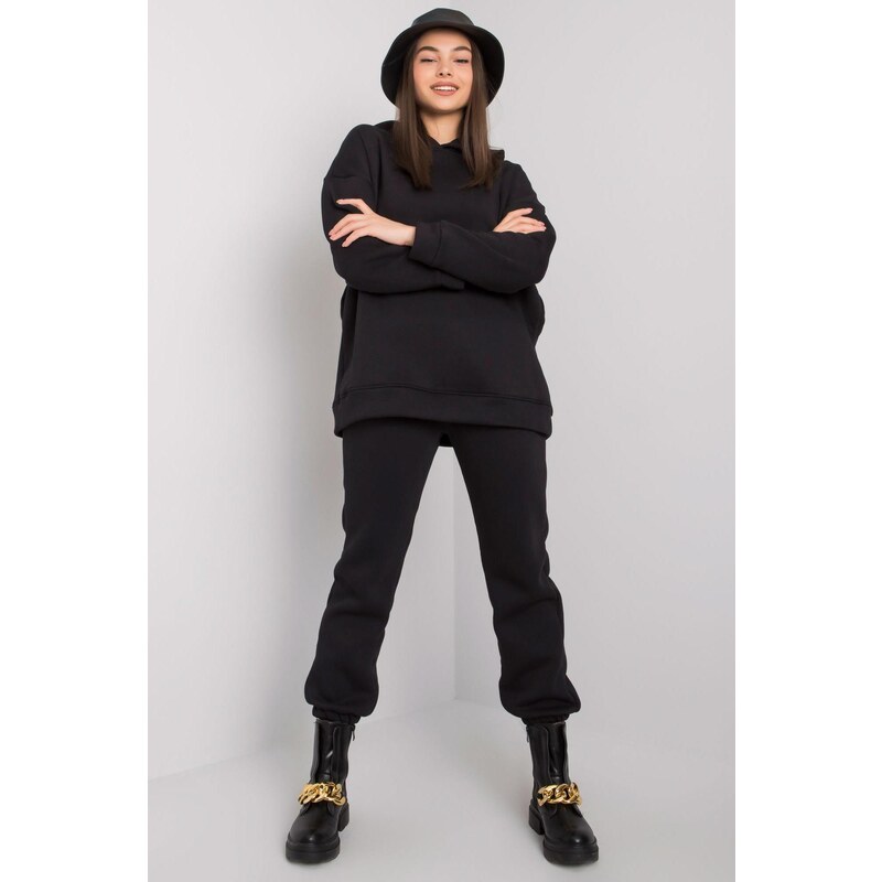 MladaModa Oversize tepláková súprava Dillona čierna 46490791