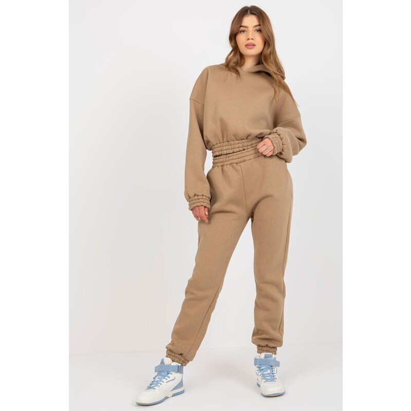 MladaModa Oversize tepláková súprava model 44774 béžová 46490930