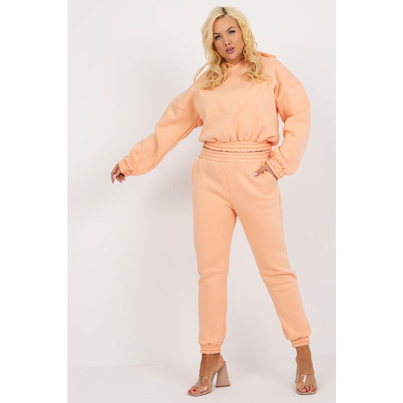 MladaModa Oversize tepláková súprava model 44774 broskyňová 50304296