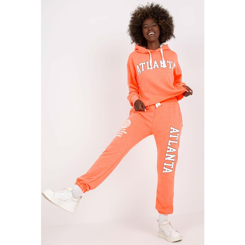 MladaModa Tepláková súprava Atlanta neónovo oranžová 46490997