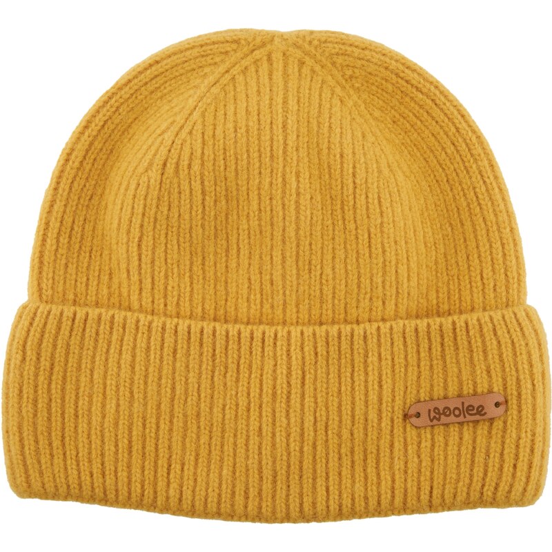 Vlnka Vlnená čiapka Woolee V33 žltá 58229569