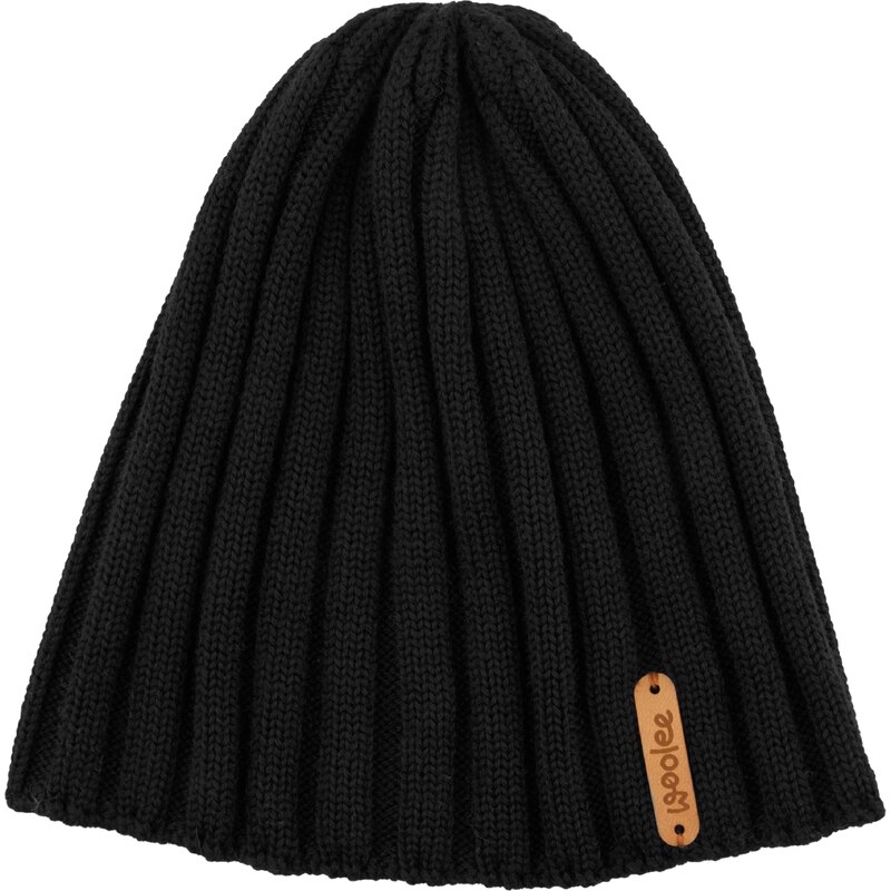 Vlnka Vlnená čiapka Woolee V34 čierna 50220567