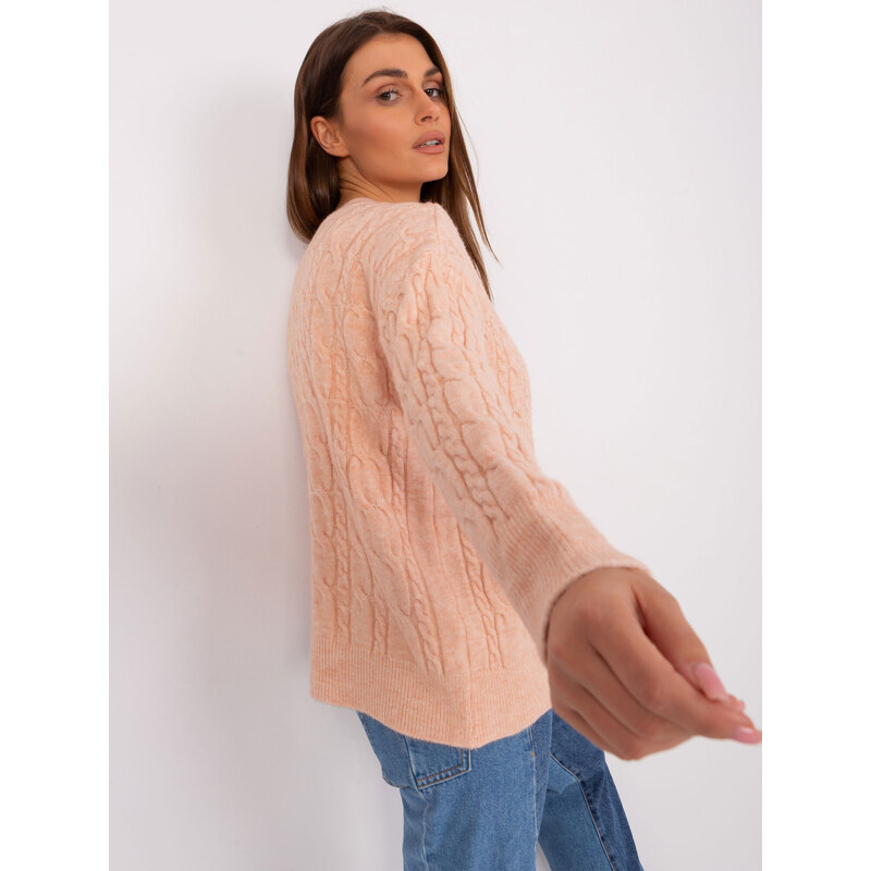 Wool Fashion Italia Sweater-AT-SW-2335-1.68P-Peach 64663181