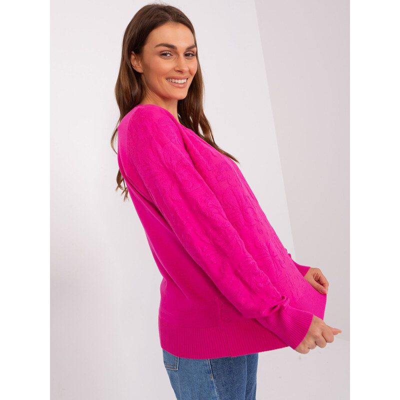 Wool Fashion Italia Sweater-AT-SW-2231A.00P-fuchsia 64687316