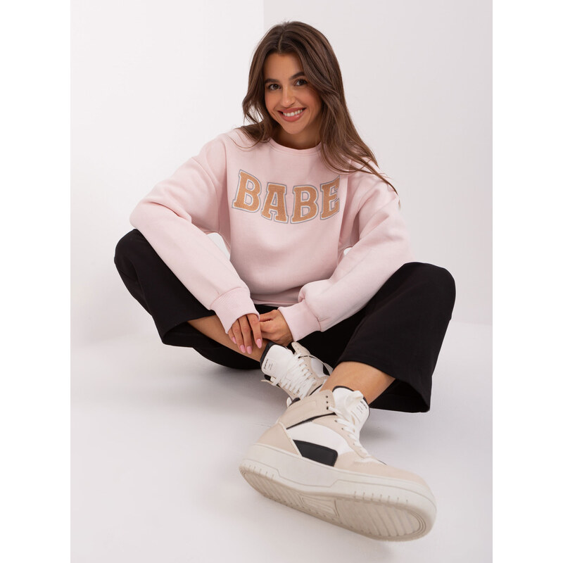 Wow Donna Sweatshirt-EM-BL-617-11.32-light pink 64787649
