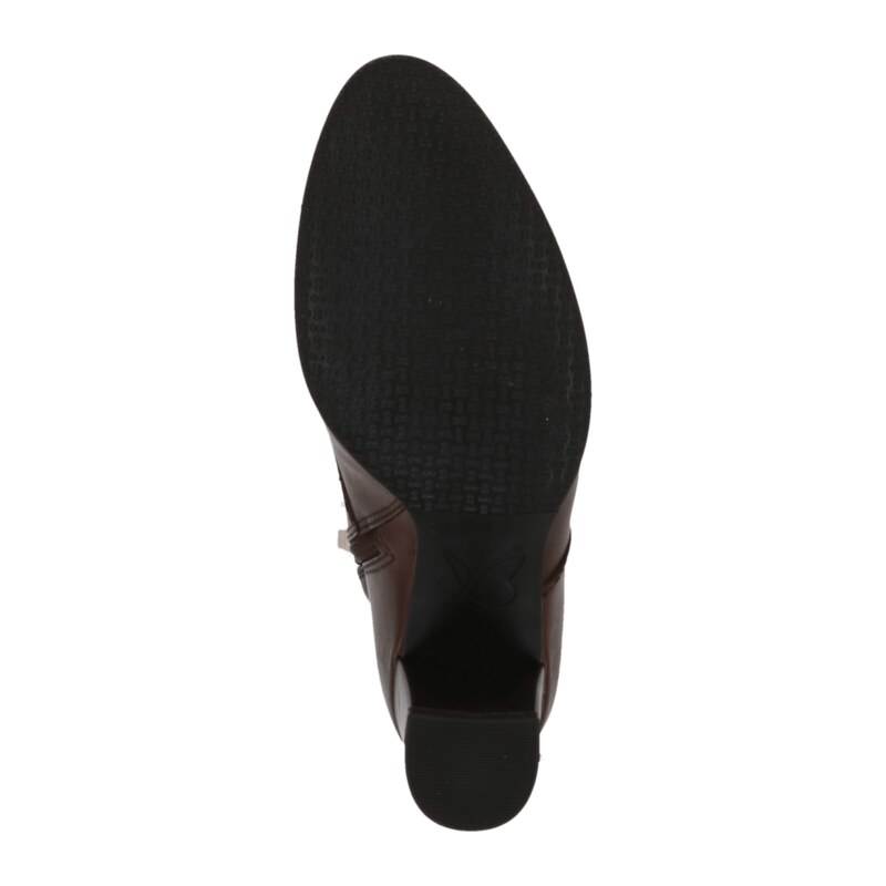 Vysoká elegantní kotníková obuv Caprice 9-25105-41 hnědá