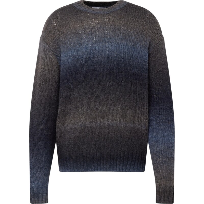 SELECTED Sveter Gaard tmavomodrá / tmavohnedá 65282955