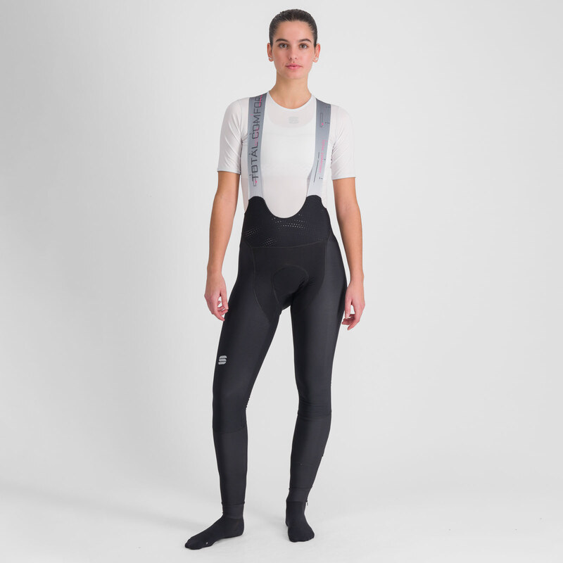 Sportful Total Comfort dámske nohavice s trakmi čierne 58444653