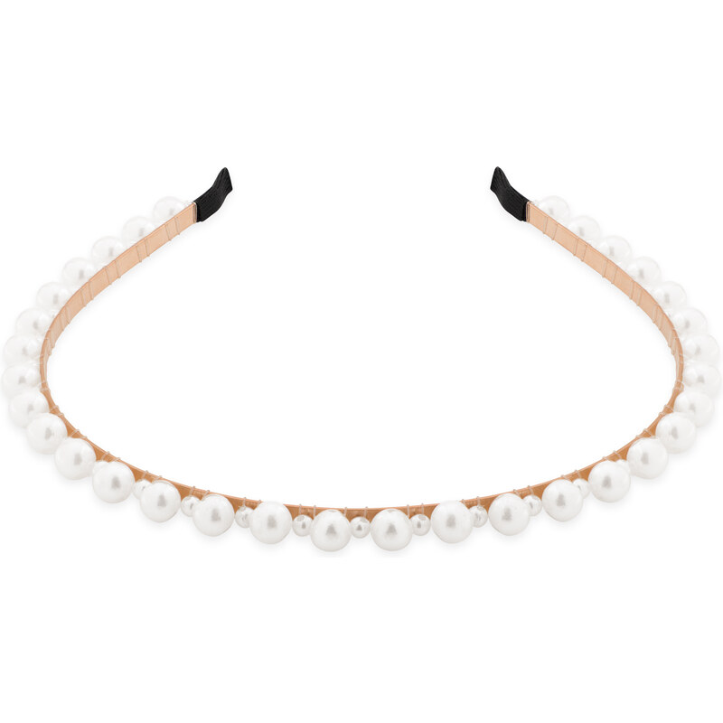 Troli Slušivá perličková čelenka do vlasov 66593546