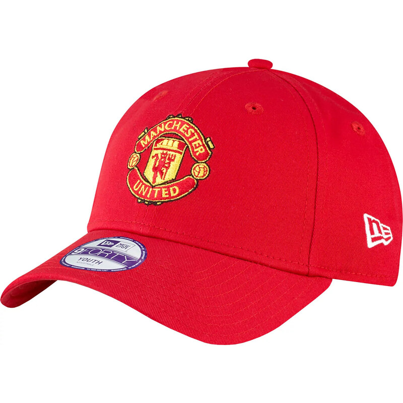 Červená chlapčenská šiltovka New Era 9FORTY Kids Core Manchester 45981164