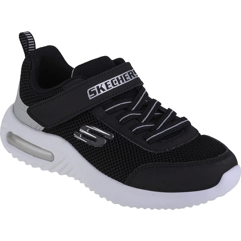 Čierne detské tenisky Skechers Bounder-Tech 403748L-BKSL 61917092