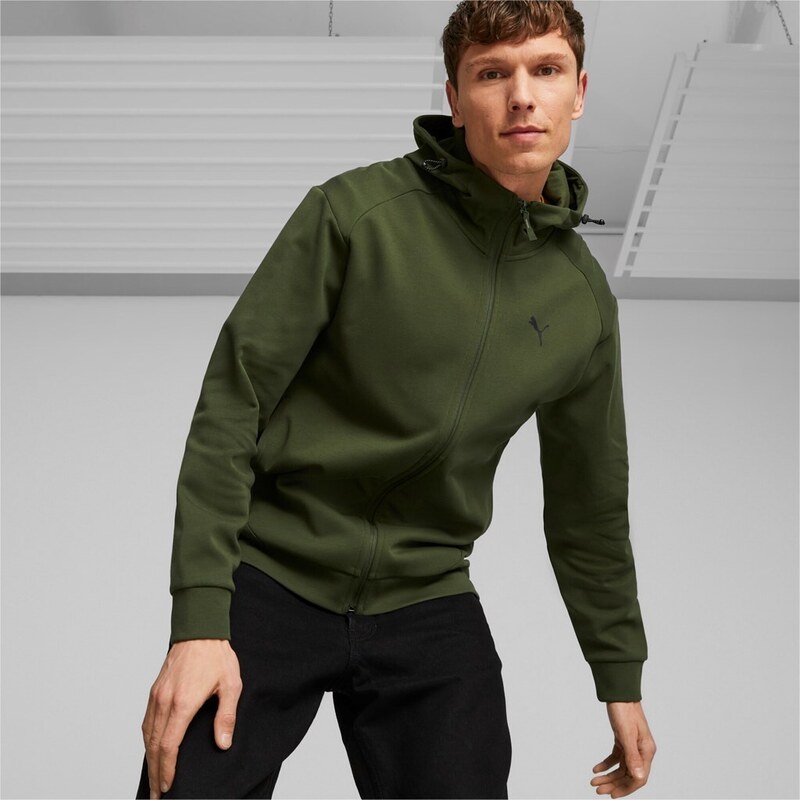 Puma RAD/CAL Full-Zip Hoodie DK green 45984717